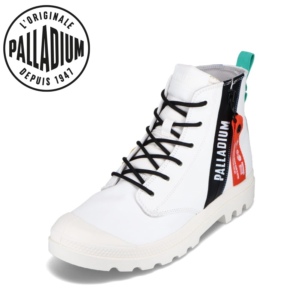 楽天靴・チヨダ楽天市場店パラディウム PALLADIUM 78725L レディース靴 靴 シューズ E相当 スニーカー ハイカットスニーカー ファスナー付き 履きやすい トレンド スタイリッシュ おしゃれ 人気 ブランド ホワイト