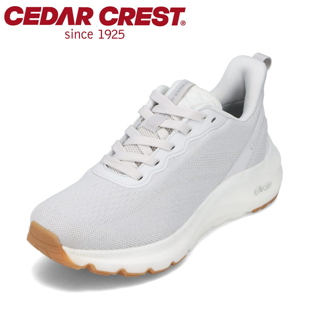 セダークレスト CEDAR CREST CC-9455 レディース靴 靴 シューズ 2E相当 スニーカー ローカットスニーカー 透湿 防水 雨の日 晴雨兼用 屈曲性 防滑 滑りにくい スポーツシューズ 運動 ウォーキング ジョギング グレー