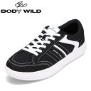 【25日まで毎日4H限定★P10倍】ボディワイルド BODY WILD BMS1592 メンズ靴 靴 シューズ 3E相当 スニーカー スポーツシューズ 軽量 軽い ローカットスニーカー カップインソール ブラック