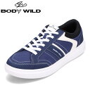 【25日まで毎日4H限定★P10倍】ボディワイルド BODY WILD BMS1592 メンズ靴 靴 シューズ 3E相当 スニーカー スポーツシューズ 軽量 軽い ローカットスニーカー カップインソール ネイビー