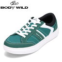 【25日まで毎日4H限定★P10倍】ボディワイルド BODY WILD BMS1592 メンズ靴 靴 シューズ 3E相当 スニーカー スポーツシューズ 軽量 軽い ローカットスニーカー カップインソール グリーン