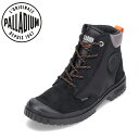 【25日まで毎日4H限定★P10倍】パラディウム PALLADIUM 78852 メンズ靴 靴 シューズ 3E相当 スニーカー アウトドアシューズ ブーツ 防水 雨 晴雨兼用 ナイロン レザー キャンプ ハイキング ブラック