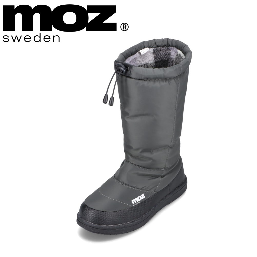 【全品P10倍！9日&10日20:00～4H限定】モズ スウェーデン MOZ sweden MOZ-5900 レディース靴 靴 シューズ 2E相当 ブーツ 防水ブーツ 防寒ブーツ 雨 晴雨兼用 シンプル 定番 人気 ブランド グレー