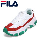 フィラ FILA FC-5238WHTRED メンズ靴 靴 シューズ 厚底スニーカー Aiuola ローカットスニーカー カジュアル 人気 ブランド ホワイト×レッド