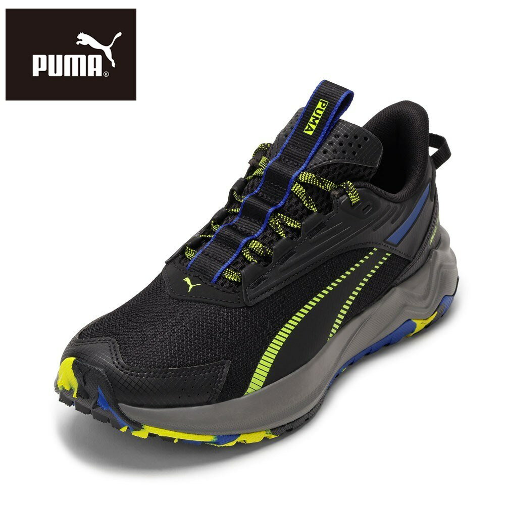 プーマ 【全品P10倍！9日&10日20:00～4H限定】プーマ PUMA 379538.02M メンズ靴 靴 シューズ 2E相当 スニーカー トレイルランニングシューズ アウトドア ハイキング 限定 人気 ブランド ブルー×ライム