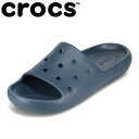 クロックス crocs 209401.W レディース靴 靴 シューズ 3E相当 サンダル スリッパ 軽量 軽い クッション性 人気 ブランド ネイビー