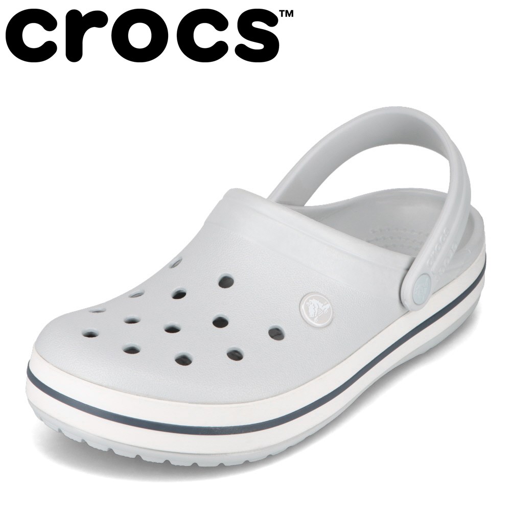 【全品P10倍！9日&10日20:00～4H限定】クロックス crocs 11016 M 3 メンズ靴 靴 シューズ 3E相当 クロッグ サンダル スリッパ 軽量 軽い クッション性 人気 ブランド ライトグレー