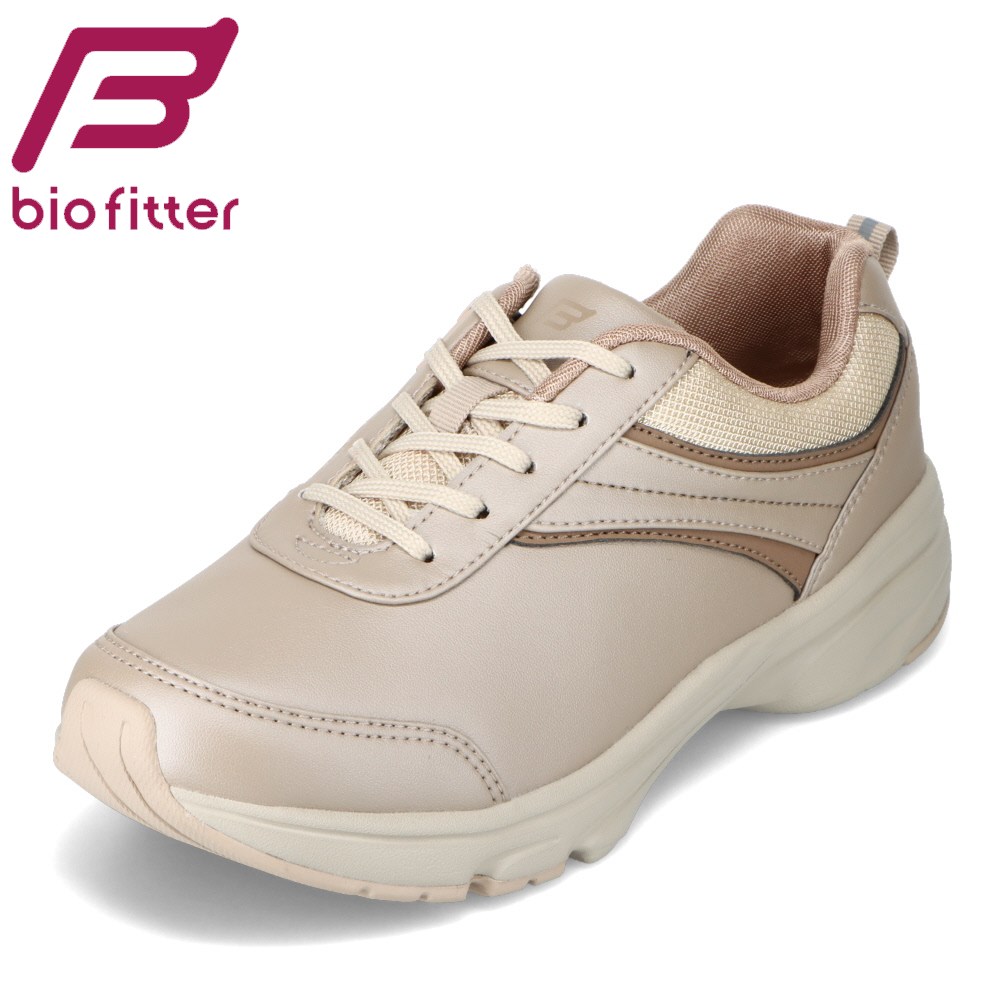 バイオフィッター biofitter BF-273 レディース靴 靴 シューズ 3E相当 スニーカー ファスナー 着脱簡単 ストレッチ 伸縮性 高機能 柔らかい オーク