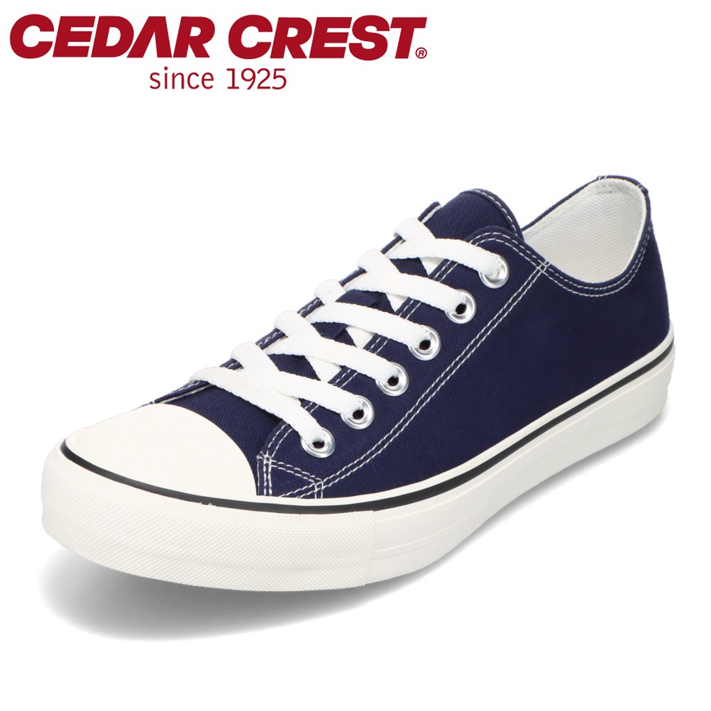 【EC限定カラー】セダークレスト CEDAR CREST CC-9408W レディース靴 靴 シューズ 3E相当 キャンバススニーカー ローカットスニーカー カジュアル ECOスニーカー リサイクル素材使用 ダークネイビー