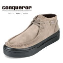 コンカラーシューズ conqueror shoes PARMA メンズ靴 靴 シューズ 2E相当 モカシン カジュアル 厚底 シューズ 牛 革 通気性 クッショ...