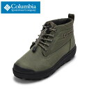 コロンビア Columbia YU8549 メンズ靴 靴 シューズ ブーツ ショートブーツ 防寒 アウトドア ドローコード 人気 ブランド カーキ