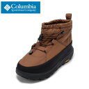コロンビア Columbia YU7827 メンズ靴 靴 シューズ ブーツ ショートブーツ アウトドア ドローコード 人気 ブランド ブラウン
