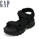 ギャップ GAP GPK52524C キッズ靴 靴 シューズ 2E サンダル スポーツ スポサン 厚底 面ファスナー バンド 着脱簡単 シンプル 人気 ブランド ブラック×ブラック