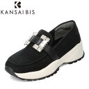 カンサイ ヤマモト KANSAI YAMAMOTO KB-24502 レディース靴 靴 シューズ 3E スニーカー スリッポン ビジュー バックル ローカットス...