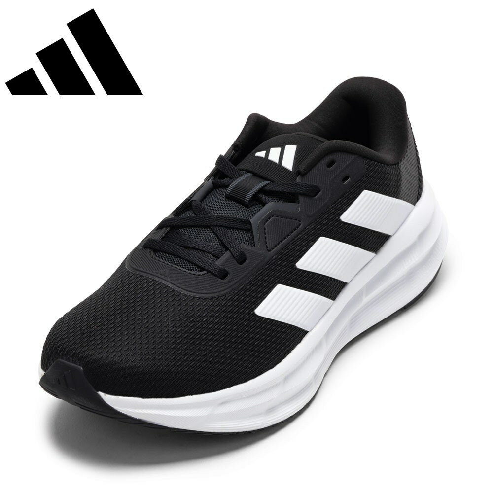 アディダス adidas ID8760 メンズ靴 靴 シューズ 2E スニーカー ランニングシューズ GALAXY 7 M 耐久性 ローカットスニーカー 人気 ブランド ブラック×ホワイト