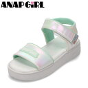 【20%OFFクーポン】アナップガール ANAP GIRL ANG-5503 キッズ靴 靴 シューズ 2E スポーツ フラット サンダル スポサン 厚底 疲れな...