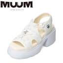 【全品P5倍!6日〜9日まで】ムーム MUUM MM7421 レディース靴 靴 シューズ 2E相当 サンダル スポーツ スポサン 厚底 歩きやすい 痛くない メ...