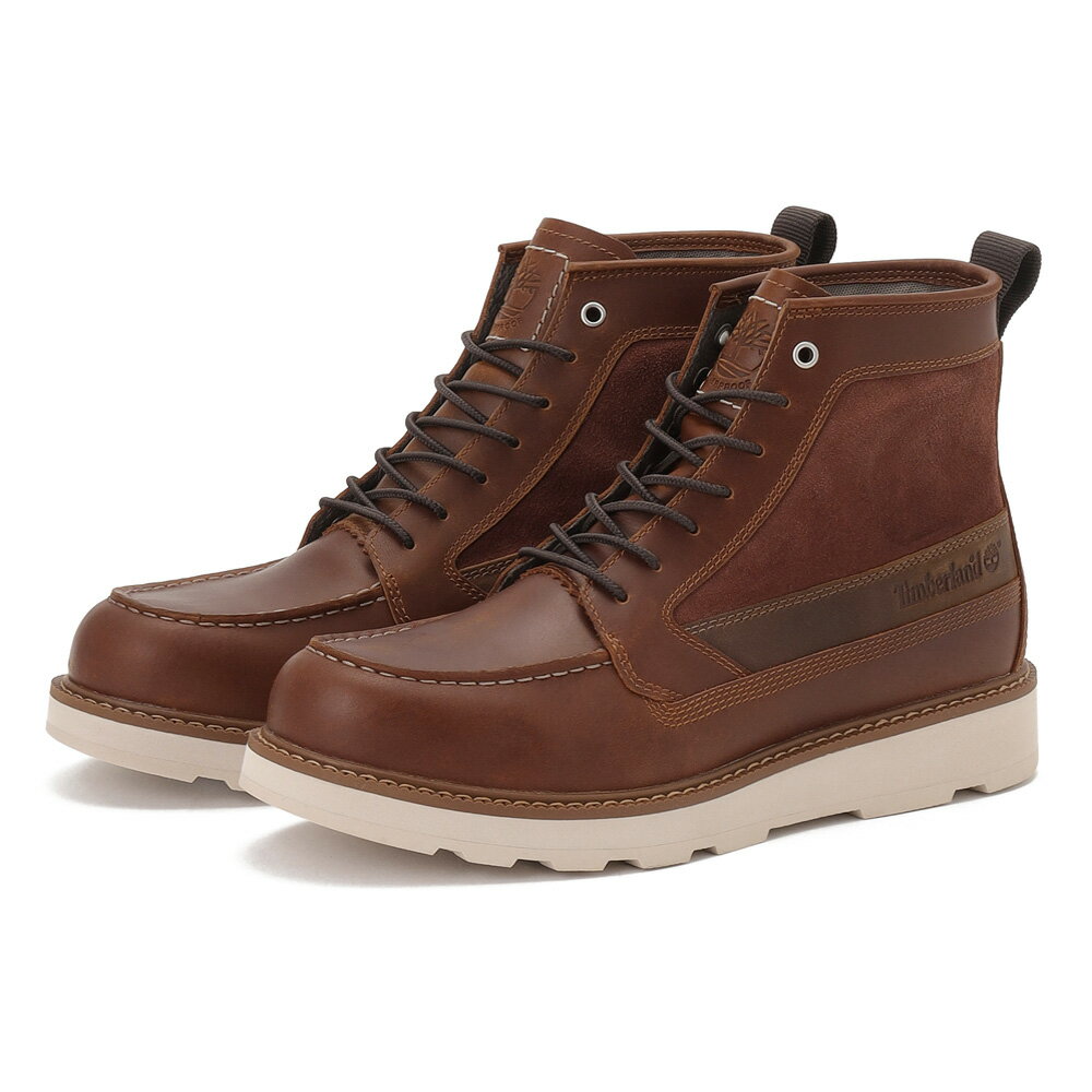 ティンバーランド Timberland TIMB 0A6CE2EM6 メンズ靴 靴 シューズ 2E相当 ブーツ アウトドア シューズ 防水 軽量 レイン BRITTON MILLS Boots キャンプ ハイキング クッション性 革 レザー 雨 晴雨兼用 人気 ブランド ブラウン