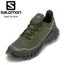 サロモン SALOMON L47310300 メンズ靴 靴 シューズ 2E スニーカー ランニング アウトドア 防水 トレイル トレラン シューズ ALPHACROSS 5 GTX クッション性 グリップ力 ローカットスニーカー オリーブ