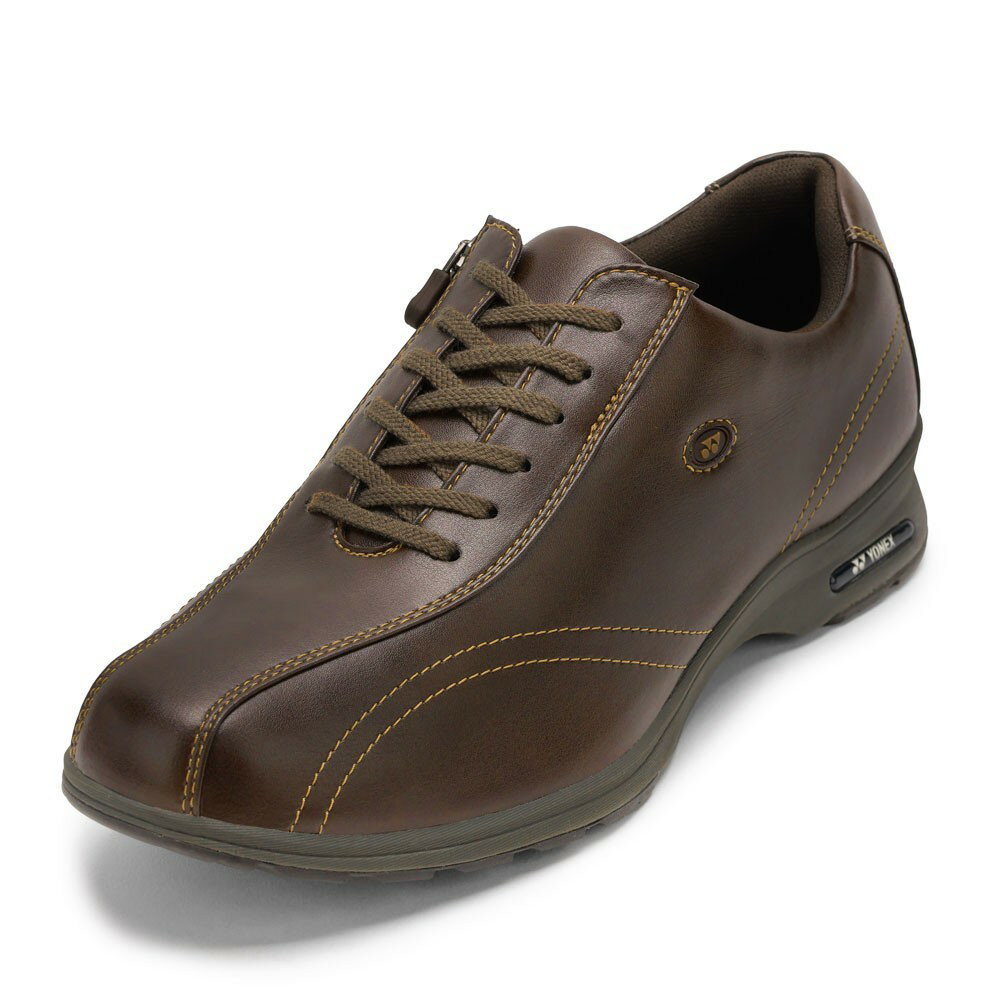 ヨネックス YONEX SHWMC30W-040 メンズ靴 靴 シューズ 4E スニーカー 撥水 ファスナー ジッパー チャック パワークッションMC30W 抗菌 防臭 ローカットスニーカー 幅広 ゆったり 反発性 伸縮性 グリップ性 ダークブラウン