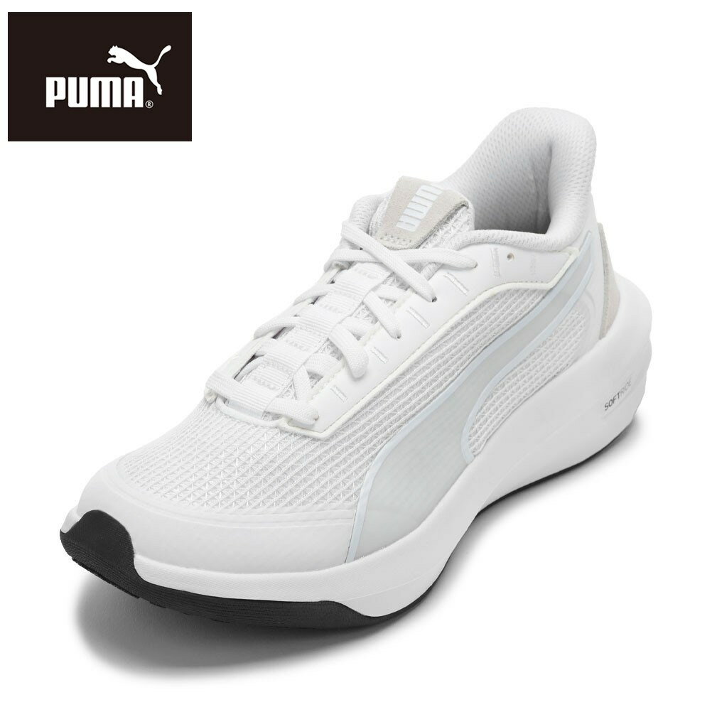 【全品P10倍！14日10:00〜62H限定】プーマ PUMA 312037.15L レディース靴 靴 シューズ 2E スニーカー ランニング ウォーキング シューズ 軽量 ソフトR コートニー ウィメンズ クッション性 スタイリッシュ ローカットスニーカー 人気 ブランド ホワイト
