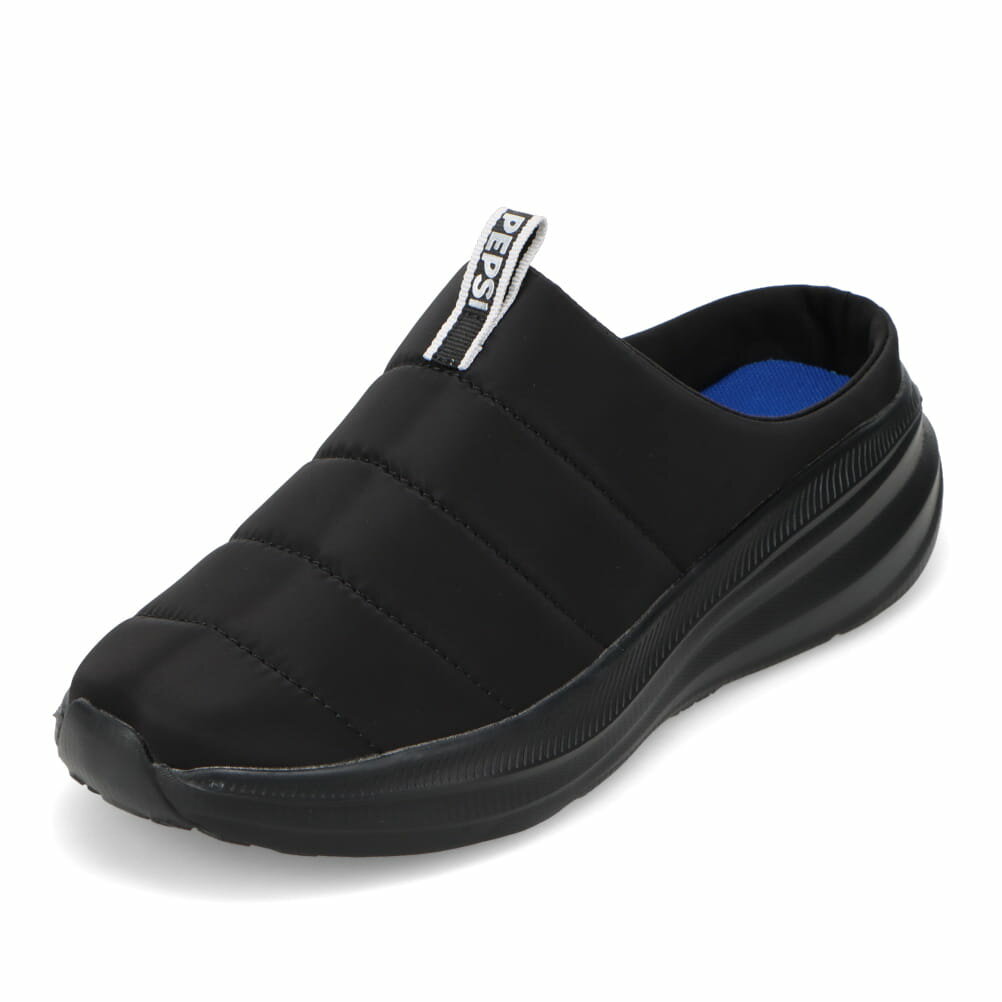 ペプシ PEPSI PS-033 メンズ靴 靴 シューズ 3E サンダル スリッパ ルームシューズ クロッグ シューズ つっかけ クッション性 柔らかい ふかふか シンプル ブラック