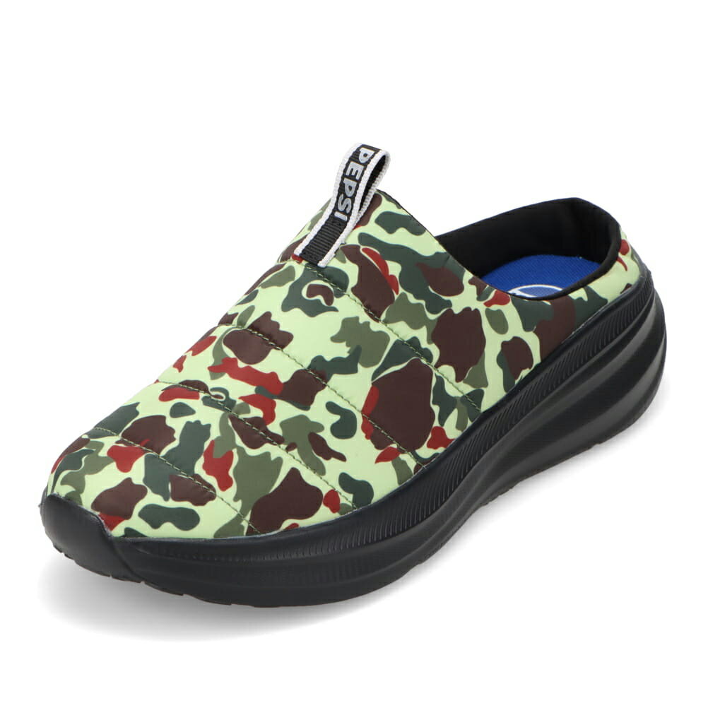 ペプシ PEPSI PS-033 メンズ靴 靴 シューズ 3E サンダル スリッパ ルームシューズ クロッグ シューズ つっかけ クッション性 柔らかい ふかふか シンプル ブラック