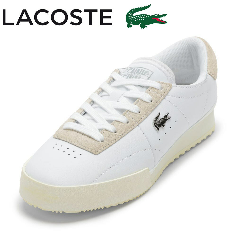 ラコステ LACOSTE 50SFA0156 レディース靴 靴 シューズ 2E相当 スニーカー コート シューズ グリップ性 AURA 225 1 SFA レザー スエード ステッチ ヴィンテージ ローカットスニーカー 人気 ブランド ホワイト