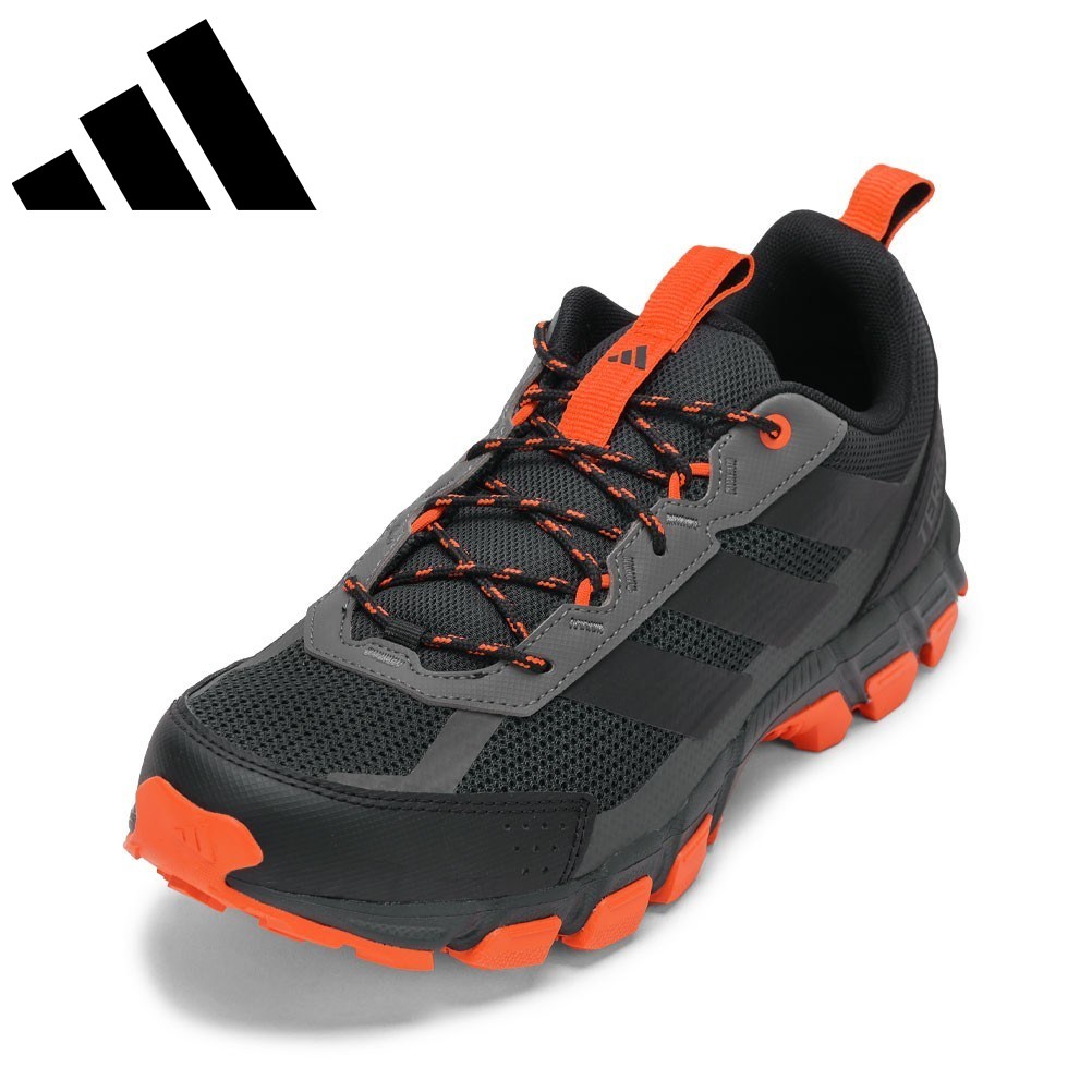 アディダス adidas KJ0410 メンズ靴 靴 シューズ 2E TERREX ROCKADIA M テレックス ロッカディア スニーカー トレイルランニングシューズ 通気性 グリップ アウトドア ハイキング 人気 ブランド グレー×ブラック