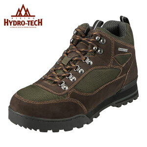 ハイドロテック ブーツ HYDRO TECH ハイキングシリーズ 6360 メンズ靴 靴 シューズ 3E アウトドアシューズ 防水 ハイキング 軽登山 ハイカット 反射 反射材 ラギットソール 滑りにくい 衝撃吸収 温度調節機能 大きいサイズ 対応 28.0cm オリーブ