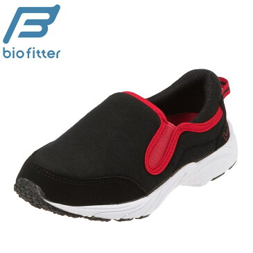 [バイオフィッター スポーツ] Bio Fitter BF-634 キッズ ジュニア | キッズシューズ | スリッポン 子供靴 | 運動靴 デイリーシューズ | 男の子 女の子 可愛い | ブラック