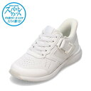 【25日まで毎日4H限定★P10倍】セダークレスト CEDAR CREST CC-3128W キッズ靴 靴 シューズ 2E スパットシューズ 手を使わずに履ける ローカットスニーカー ハンズフリー 立ったまま履ける 人気 ブランド ホワイト