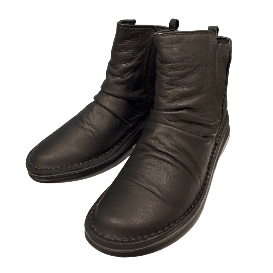 ブーツ NICO ニコ 83317 ブラック レディース 本革 日本製 ショートブーツ コンフォートシューズ サイドゴア 幅広 3E 歩きやすい 疲れにくい 厚底