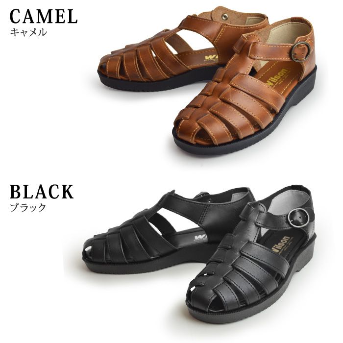 【送料無料】Wilson サボサンダル メンズ 牛革 日本製 サンダル レザー 天然皮革 グルカサンダル スリッポン メンズサンダル メンズシューズ カジュアルシューズ 幅広 3E EEE 軽量 通気性 軽量 人気 靴/2025新作 春夏 トレンド