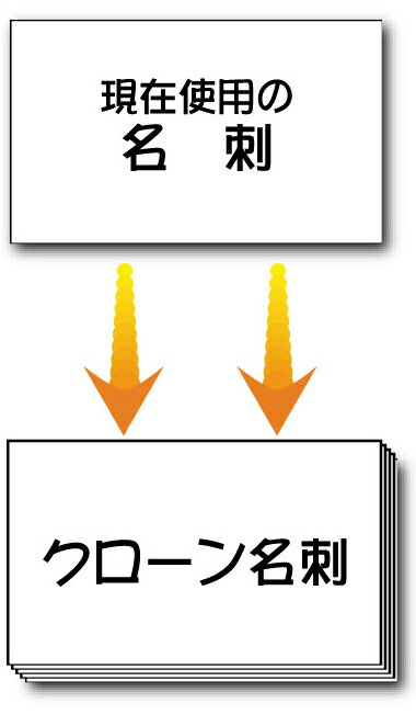 名刺 作成 名刺 印刷【クローン名刺(1セット100枚)・ケース付】表示価格はモノクロ名刺(文字のみ)の料金です。正確な料金は後でご連絡させていただきます。