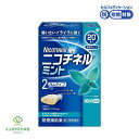 【LINE追加で最大500円オフ】指定第2類医薬品 ニコチネル ミント 20個入 グラクソ・スミスクライン 禁煙補助薬 ガムタイプ 禁煙時のイライラ ニコチン置換療法 タバコ依存 禁煙 禁煙サポート ニコチン 送料無料 メール便 セルフメディケーション税制対象商品