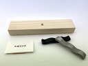 【日本製】 鋳鉄製 カトラリーレスト 山並(やまなみ)黒銀ペア 【北陸の工芸品】 文鎮、オブジェとしても 高岡の鋳物鉄ブランドOMOSI 高級桐箱入