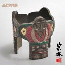 金谷宗林作 高岡 唐銅蓋置奴凧 木箱入り 茶道具