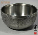 金谷宗林作 高岡 唐銅建水瓔珞彫 瓔珞筋入 木箱入り 茶道具