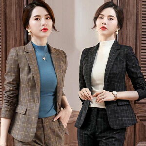レディース パンツスーツ スーツ 2点セット ジャケット+パンツ チェック柄 事務服 セットアップ パンツセット 細身 着痩せ 二次会 お呼ばれ 通勤 OL オフィス リクルート 就活 フォーマル セレモニー ビジネス 発表会 成人式 卒業式 制服 おしゃれ カジュアル格安セール