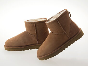 アグ UGG AUSTRALIA WOMENS CLASSIC MINI II ウィメンズ クラシック ミニ 2 レディース ムートンブーツ シープスキン CHESTNUT チェストナット #1016222-che