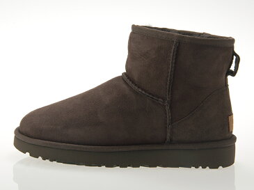 アグ UGG AUSTRALIA WOMENS CLASSIC MINI II ウィメンズ クラシック ミニ 2 レディース ムートンブーツ シープスキン CHOCOLATE チョコレート #1016222-cho