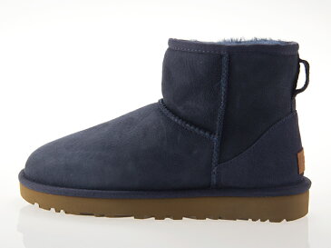 アグ UGG AUSTRALIA WOMENS CLASSIC MINI II ウィメンズ クラシック ミニ 2 レディース ムートンブーツ シープスキン NAVY ネイビー #1016222-navy