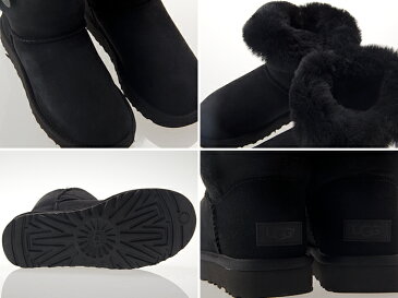 アグ UGG AUSTRALIA WOMENS BAILEY BUTTON II ウィメンズ ベイリー ボタン 2 レディース ムートンブーツ シープスキン BLACK ブラック #1016226-blk