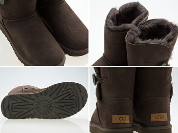 アグ UGG WOMENS BAILEY BUTTON II BOOT ウィメンズ ベイリー ボタン 2 レディース ムートンブーツ シープスキン CHOCOLATE チョコレート #1016226-cho