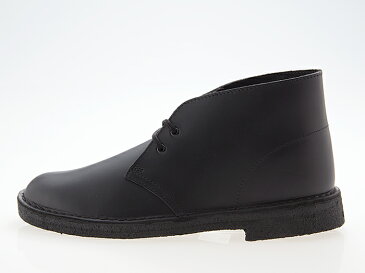 クラークス CLARKS ORIGINALS DESERT BOOTS デザートブーツ BLACK POLISHED LEATHER ブラック ポリッシュド レザー #26144225