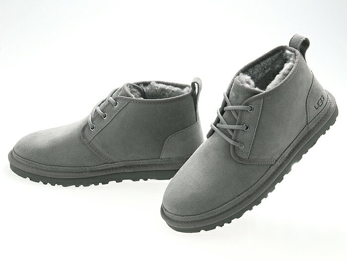 アグ UGG AUSTRALIA MENS NEUMEL SUEDE CHUKKA BOOTS メンズ ニューメル スエード チャッカ ムートン ブーツ CHARCOAL チャコール #3236-chrc