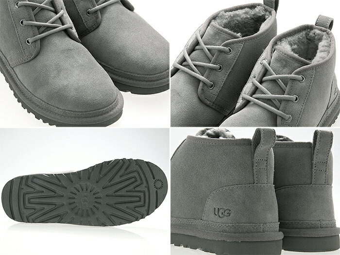 アグ UGG AUSTRALIA MENS NEUMEL SUEDE CHUKKA BOOTS メンズ ニューメル スエード チャッカ ムートン ブーツ CHARCOAL チャコール #3236-chrc