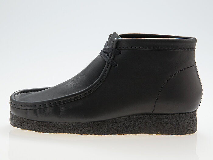 クラークス CLARKS ORIGINALS WALLABEE BOOT ワラビー ブーツ BLACK LEATHER ブラック レザー 黒 #26155512