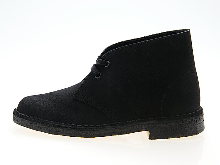 クラークス CLARKS ORIGINALS DESERT BOOTS ウィメンズ デザートブーツ レディース 女性用 黒 BLACK SUEDE ブラック スエード 26155524